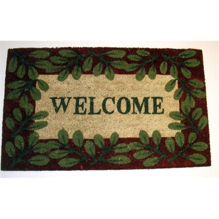 Dare2Decor Welcome 2 Printed Coir Mat DA3492875